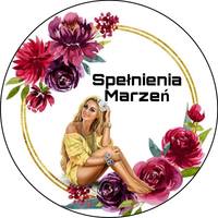 Opłatek na tort Ramka Boho Kwiaty Postać Kobieta Okazjonalny 18 30 40 50 60