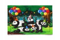 Drewniana EKO kolorowa układanka dla dzieci Zabawka PUZZLE 12 el.