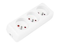 Gniazdo GN-370 PR 3GNIAZDA z uziemieniem