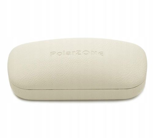 Twarde etui KREMOWE Futerał na okulary PolarZone na Arena.pl