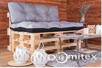 Poduszka 120x40 na palete Poduszki na palety EKO kolor siwy