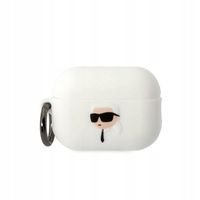 Etui z klapką Karl Lagerfeld do Apple Airpods Pro 2 gen biały