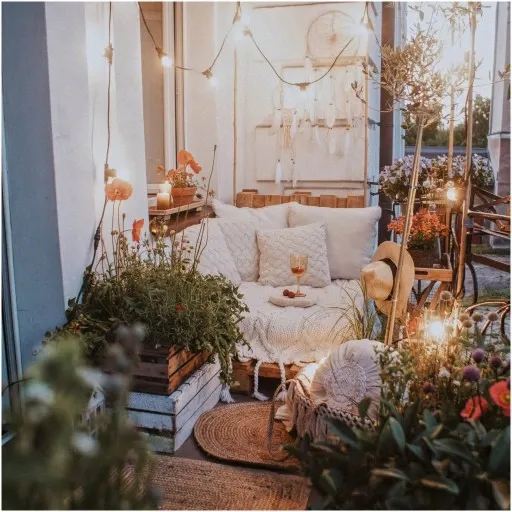 Oświetlenie 10m x10 E27 LED na płot altankę domek zdjęcie 6