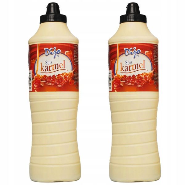 Sos Polewa do Lodów DIJO Topping 2 X 1kg Karmelowy zdjęcie 1