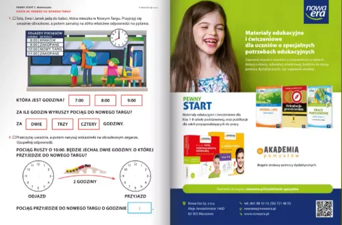 Pewny start. Poziom C. Matematyka. Karty pracy na Arena.pl