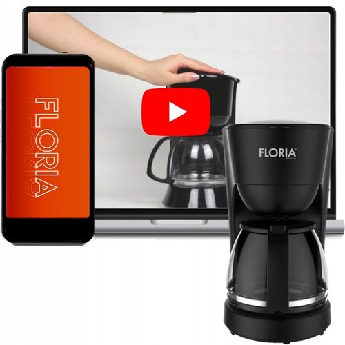 EKSPRES PRZELEWOWY 12 FILIŻANEK 1,25L CZARNY 600W na Arena.pl