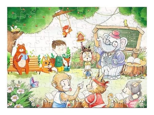 PUZZLE SZKOŁA DLA ZWIERZĄT na Arena.pl