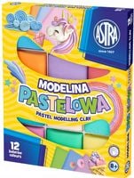 modelina pastelowa astra 12kol a"5 304118007