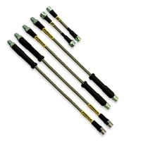 BMW E38 - Zestaw Przewodów Hamulcowych Teflonowych W Oplocie Stalowym