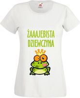 ŚMIESZNE KOSZULKI DLA kobiet Żaajebista Dziewczyna