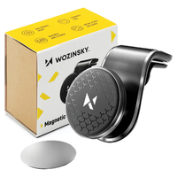 wozinsky uchwyt magnetyczny do kratki samochodu 360 czarny (wmh-03)