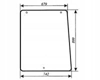 szyba boczna - bok do ciągnika Pronar 82A 82SA 82 TSA 1025A 1221A