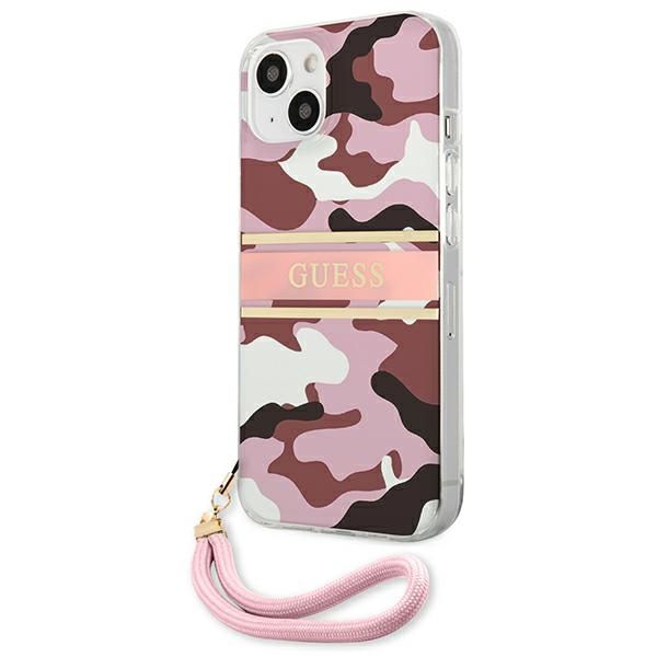 Etui Guess do iPhone 15, iPhone 14, iPhone 13, Różowy zdjęcie 2