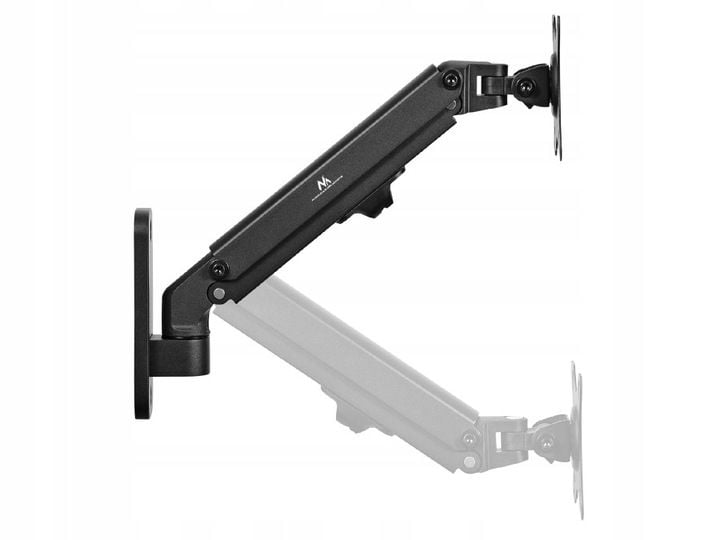 UCHWYT ŚCIENNY do MONITORA 17-27'' SPRĘŻYNA GAZOWA VESA 75x75mm 100x100mm zdjęcie 4