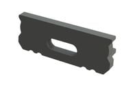 czarna zaślepka z otworem GLS1 endcap black with hole