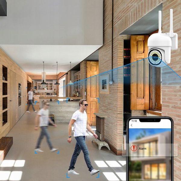 KAMERA WIFI IP SMART ZEWNĘTRZNA OBROTOWA FULL HD 2MP 1080p ZOOM 4x DETEKCJA zdjęcie 5