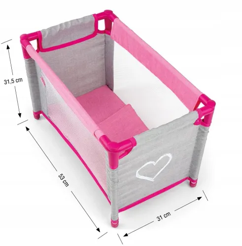 Łóżeczko Dla Lalki Krzesełko + Akcesoria Milly Mally Elsa na Arena.pl