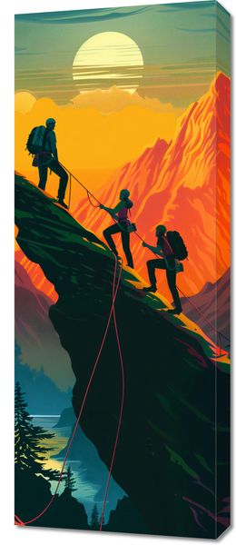 Obraz 40x100cm U Szczytu zdjęcie 1