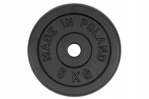 HANTLA ŻELIWNA 1x20kg hantel 20kg gryf obciążenie na Arena.pl