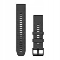 Pasek silikonowy do zegarka Garmin QuickFit 22mm Grafitowy