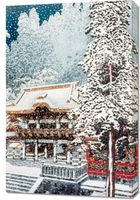 Obraz 60x90cm The Yōmei Gate at Nikkō, Takahashi Japoński Vintage
