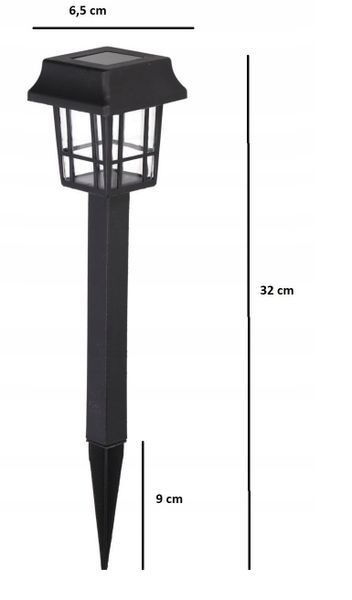 LAMPKA SOLARNA LED LAMPKA OGRODOWA WBIJANA DOMEK na Arena.pl