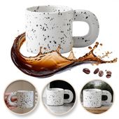 ceramiczny, nakrapiany kubek z uchem 300 ml matowy cup19