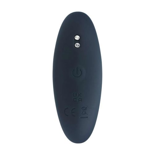 Vibrating Silicone Prostate Stimulator Anal Plug - S - Black na Arena.pl