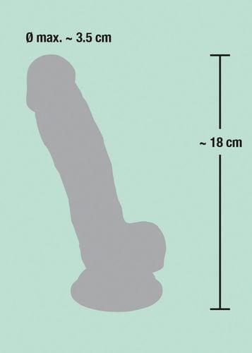 medical silicone dildo 18 cm na Arena.pl