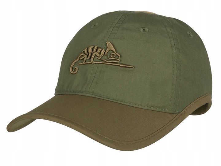 Czapka z Daszkiem HELIKON LOGO Bejsbolówka Regulowana na rzep OLIVE / GREEN zdjęcie 1