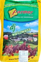 PASZA,DLA KUR NIOSEK naturalna, WALCOWANA FARMER 25 KG