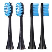 4x Końcówki do szczoteczki sonicznej Smilesonic UP EX GO Czarne zamiennik