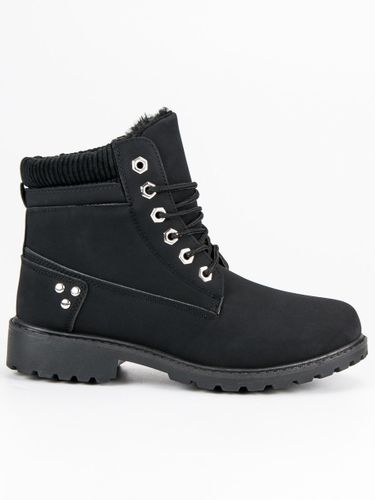 CZARNE OCIEPLANE TRAPERKI Rozmiar - 41 na Arena.pl