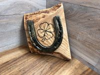 Oryginalny prezent na szczęście końska podkowa koniczyna czterolistna