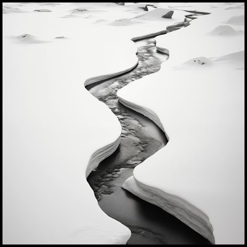 Plakat 100x100cm Szczeliny Mrozu na Arena.pl