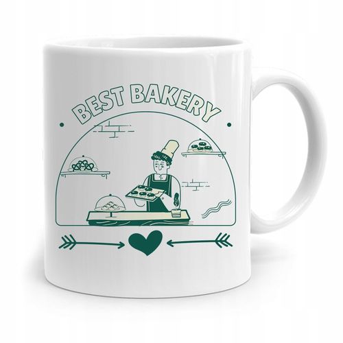 Kubek Prezent Dla Piekarza Best Bakery Z Nadrukiem Ze Zdjęciem na Arena.pl