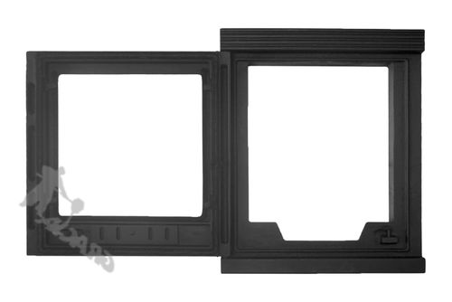 DRZWI D5 LEWE - 46X38 CM ŻELIWNE PIECOWE WĘDZARNIA DRZWICZKI ŻELIWNE na Arena.pl