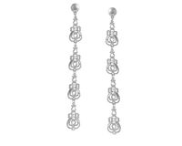 Posrebrzane, ażurowe kolczyki (P22/VIP/65AG)