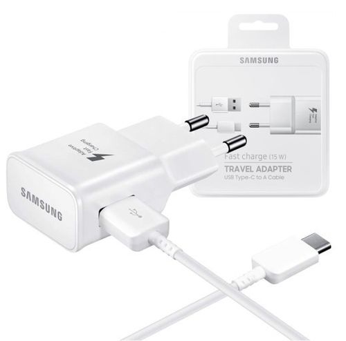 BOX biała ładowarka SAMSUNG Fast + Kabel Typ C na Arena.pl
