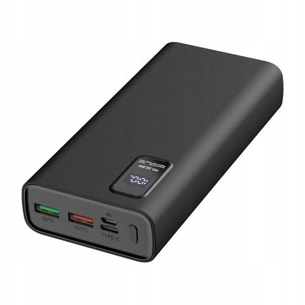 Powerbank 10000 mAh czarny zdjęcie 2