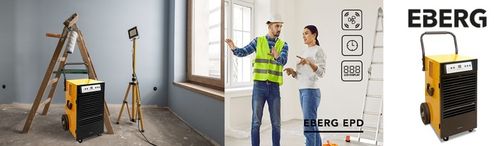 Przemysłowy osuszacz powietrza EPD 50 budowlany pochłaniacz wilgoci na Arena.pl