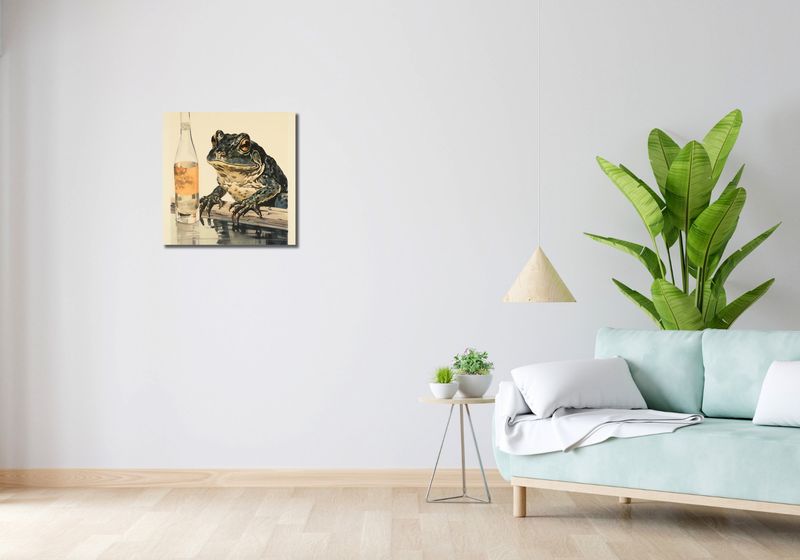 Obraz 50x50cm Refleksje Błotniaka zdjęcie 2