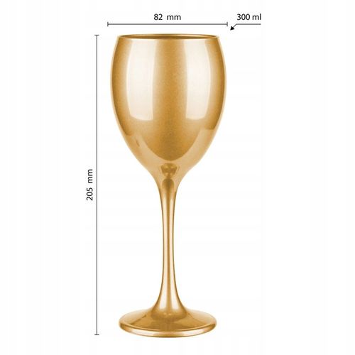 KIELISZEK Z GRAWEREM ZŁOTY PREZENT DLA NIEJ NA URODZINY 18 20 30 40 50 na Arena.pl