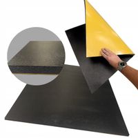 Pianka akustyczna samoprzylepna 100x100x2 cm Folia ochronna, Trudnopalna