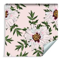 Tapeta Dekoracyjna Piękne Kwiaty Piwonii Peonii do Salonu