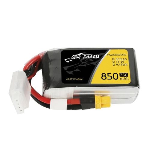 Akumulator Tattu 850mAh 11.1V 75C 3S1P Konektor XT30 na Arena.pl