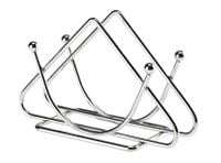 SERWETNIK METAL CHROM TRÓJKĄT NA SERWETKI NA STÓŁ DO HOTELU RESTAURACJI