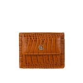 Mały portfel skórzany Canaletto z wzorem krokodylej skóry PD1055s262108 RFID