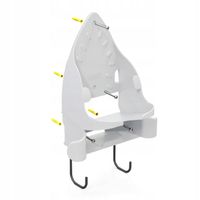 Uchwyt ścienny do żelazka i deski do prasowania, wieszak IRONIX biały