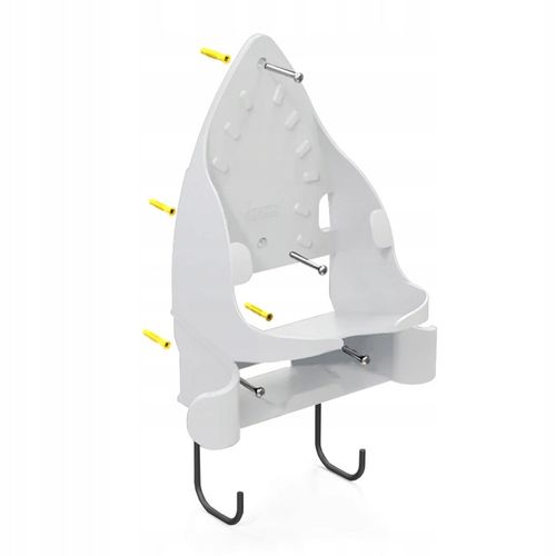 Uchwyt ścienny do żelazka i deski do prasowania, wieszak IRONIX biały na Arena.pl